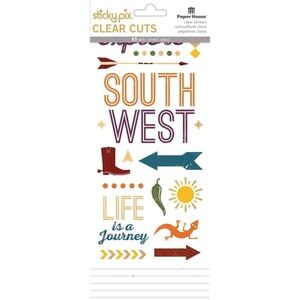 Paper House Southwest Travel Stickers Scrapbooking Planner Stickers‎